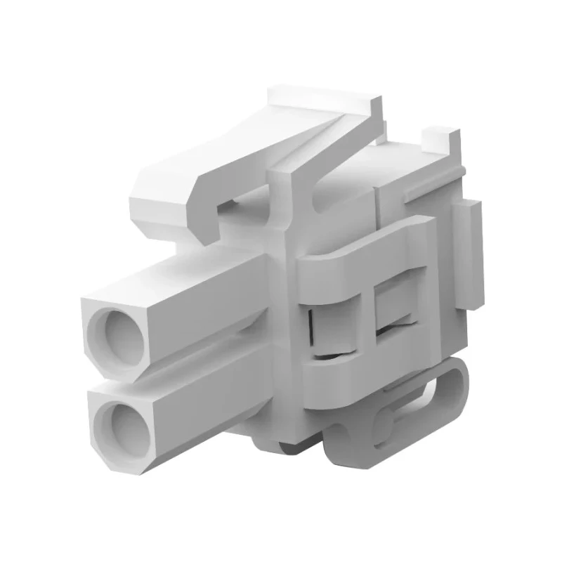TE Connectivity Mini-Universal MATE-N-LOK II Male Connector Housing 4.14 mm Pitch 2 Way 1 Row Straight 794184-1