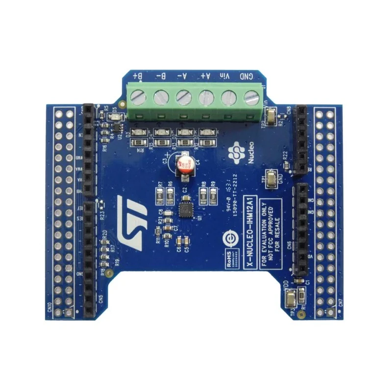 STMicroelectronics Motor Configuration Dual DC Motor Driver Evaluation Board X-NUCLEO-IHM12A1 1.8-10 V 1.3 Arms STSPIN240