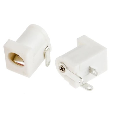 RS PRO Right Angle DC Power Socket Female, 5A, 12V, PCB Mount, Length 14.5mm, Tin Plated 143-8915