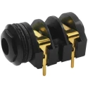 RS PRO Jack Connector 6.35 mm Panel Mount Female 2 Mono 5A Solder 143-8937