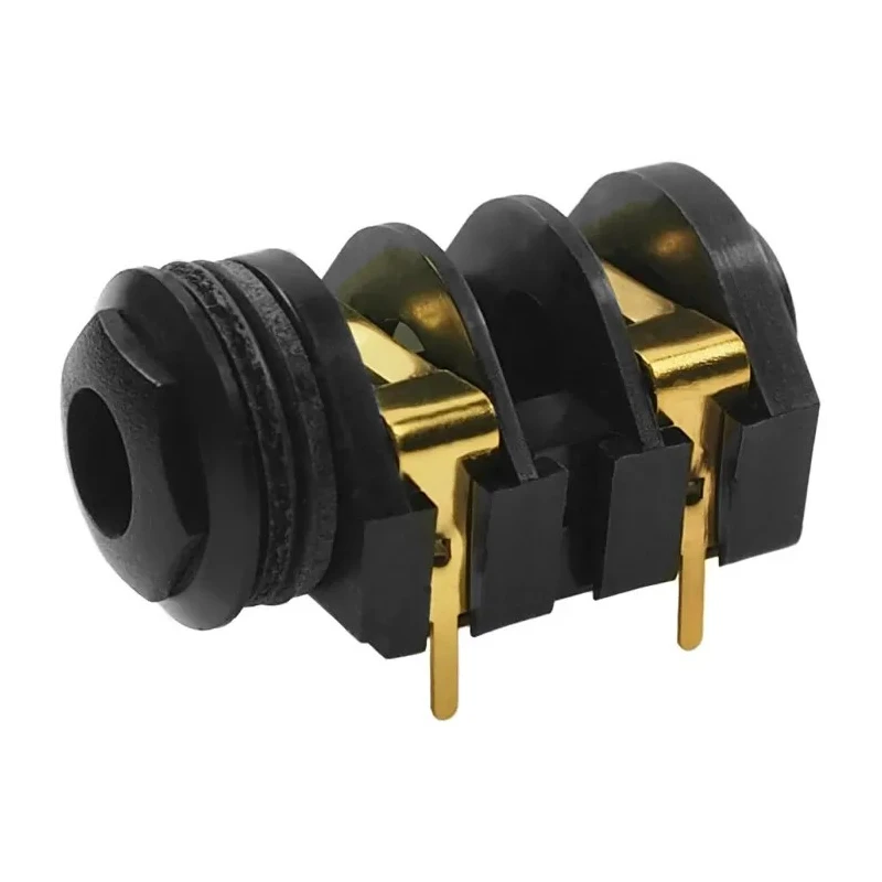 RS PRO Jack Connector 6.35 mm Panel Mount Female 2 Mono 5A Solder 143-8937