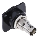 RS PRO Coaxial Connector Panel Mount Female BNC, 50 Ω, Straight Body 143-8920