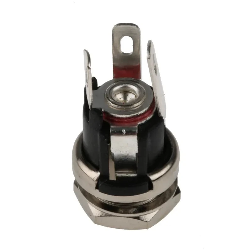 RS PRO DC Power Socket Panel Mount Female 5A Current 21.3 mm Length Gold Nickel Contact 143-8914