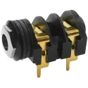 RS PRO Jack Connector 6.35 mm Panel Mount Female 2 Mono, 5A Solder 143-8936