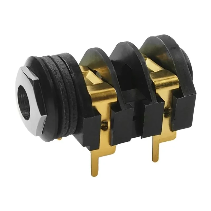 RS PRO Jack Connector 6.35 mm Panel Mount Female 2 Mono, 5A Solder 143-8936