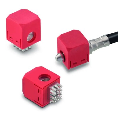 Wurth Elektronik REDCUBE Series PCB Terminal Block 1-Contact 1 Row 120A Red Polybutylene Terephthalate Housing 7464000