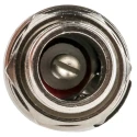 RS PRO Straight DC Power Socket, Panel Mount, 21.3 mm Length, Nickel and Gold Plated 143-8913