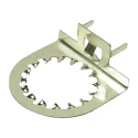 RS PRO Grounding Washer for use with S2/24 J/SKT 2-Pin Type Steel Silver 0.32mm Thickness 143-8939