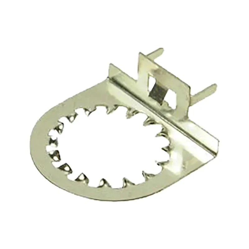 RS PRO Grounding Washer for use with S2/24 J/SKT 2-Pin Type Steel Silver 0.32mm Thickness 143-8939