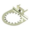 RS PRO Grounding Washer for use with S2/24 J/SKT 2-Pin Type Steel Silver 0.32mm Thickness 143-8939