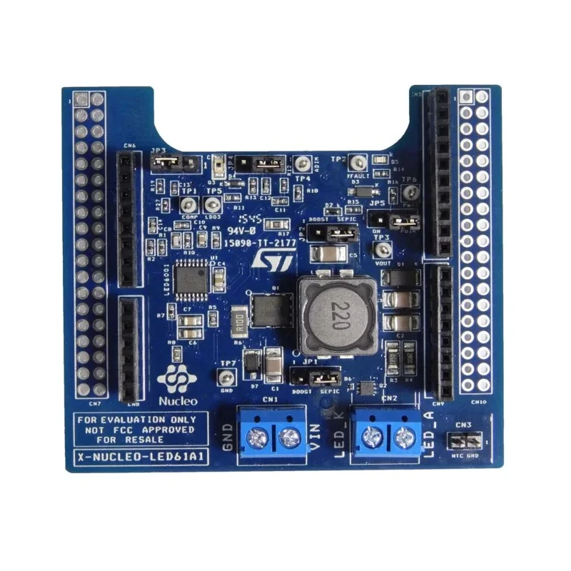 STMicroelectronics LED Driver Expansion Board for LED6001 STM32 Nucleo Compatible X-NUCLEO-LED61A1