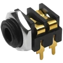 RS PRO Jack Connector 3.5 mm Panel Mount Female 2 Mono 5A Solder 143-8938