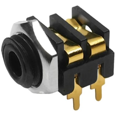 RS PRO Jack Connector 3.5 mm Panel Mount Female 2 Mono 5A Solder 143-8938