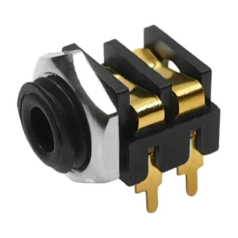 RS PRO Jack Connector 3.5 mm Panel Mount Female 2 Mono 5A Solder 143-8938
