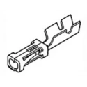 TE Connectivity AMPMODU MOD IV Series Female Crimp Terminal 24 AWG Min Crimp 20 AWG Max 86016-2
