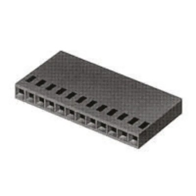 TE Connectivity AMPMODU MOD IV Female Connector Housing 2 Way 1 Row 2.54 mm Pitch 87499-3