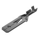 TE Connectivity FASTIN-FASTON .250 Black Uninsulated Male Spade Connector Crimp 6.35 x 0.81 mm Tab Size 20 AWG to 17 160859-2