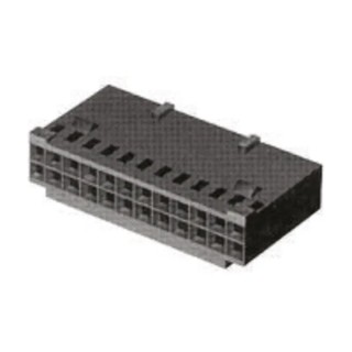TE Connectivity AMPMODU MOD IV Female Connector Housing 2.54 mm Pitch 8 Way 2 Row Straight 87631-4