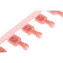 TE Connectivity Insulated Female Spade Connector Crimp 6.35 x 0.81 mm Tab Size Red Ultra-Fast .250 2-520183-2
