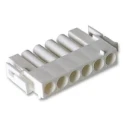 TE Connectivity Universal MATE-N-LOK Male Connector Housing 6.35 mm Pitch 6 Way 1 Row Straight 926300-1