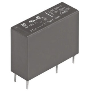 TE Connectivity DIN Rail Power Relay 24V dc Coil 3A Switching Current SPST PCJ-124D3MH,301