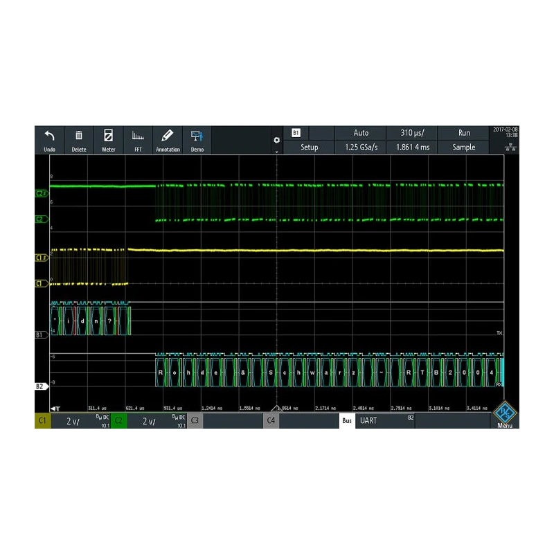 Rohde & Schwarz Oscilloscope Software for Use with RTB2000 Digital Oscilloscope RTB-K2