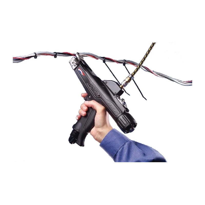 HellermannTyton RPE and PE Pneumatic Cable Tie Gun, 13.5 mm Capacity 110-09100 MK9P-PLGF-BK