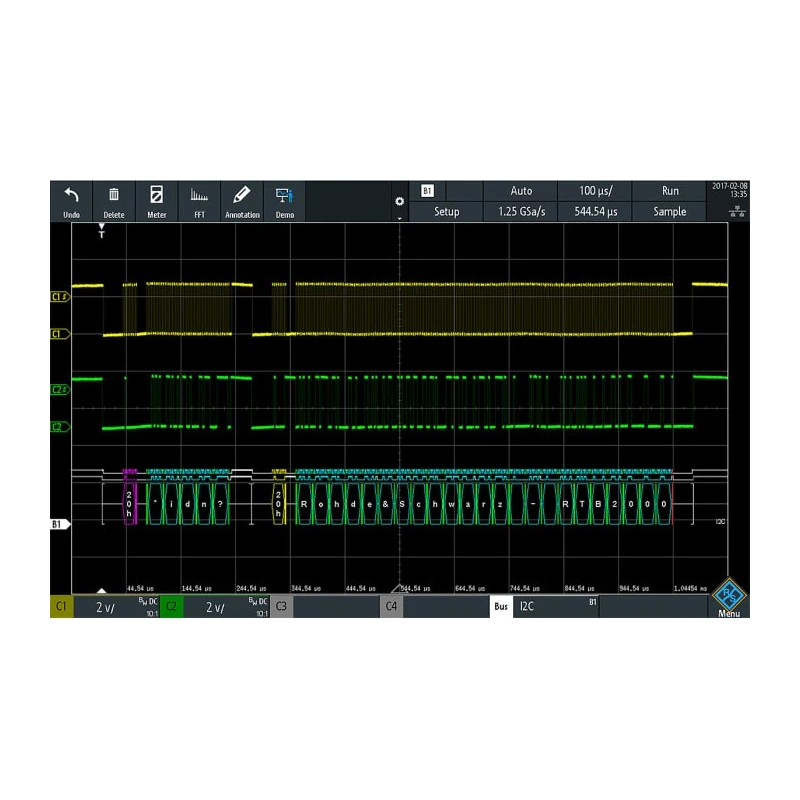 Rohde & Schwarz Oscilloscope Software for Use with RTB2000 Digital Oscilloscope RTB-K1