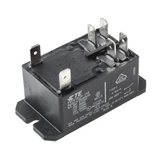 TE Connectivity Flange Power Relay, 110V DC Coil, 30A Switching Current, DPST Contact, Quick Connect Terminals T92S7D22-110