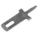 RS PRO FASTON .110 Black Uninsulated Male Spade Connector, Solder Termination, 2.8 x 0.8 mm Tab Size 735427-2
