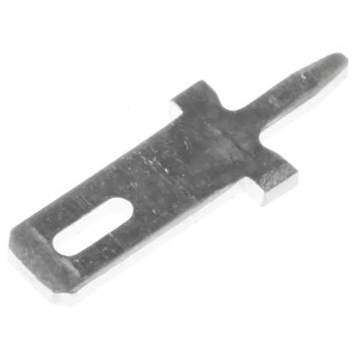 RS PRO FASTON .110 Black Uninsulated Male Spade Connector, Solder Termination, 2.8 x 0.8 mm Tab Size 735427-2