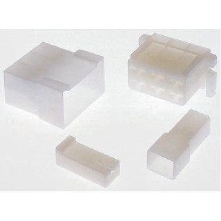 TE Connectivity AMP FASTON 8 Way Polyamide 66 Crimp Terminal Housing 6.35 mm Tab Size 280099