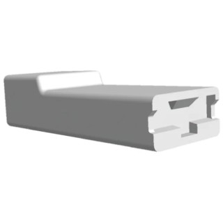 TE Connectivity AMP FASTON 1 Way Polyamide 66 Crimp Terminal Housing 6.35 mm Tab Size Natural 154509-4