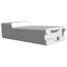 TE Connectivity AMP FASTON 1 Way Polyamide 66 Crimp Terminal Housing 6.35 mm Tab Size Natural 154509-4