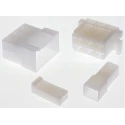 TE Connectivity AMP FASTON 8 Way Polyamide 66 Crimp Terminal Housing 6.35 mm Tab Size Natural 280099