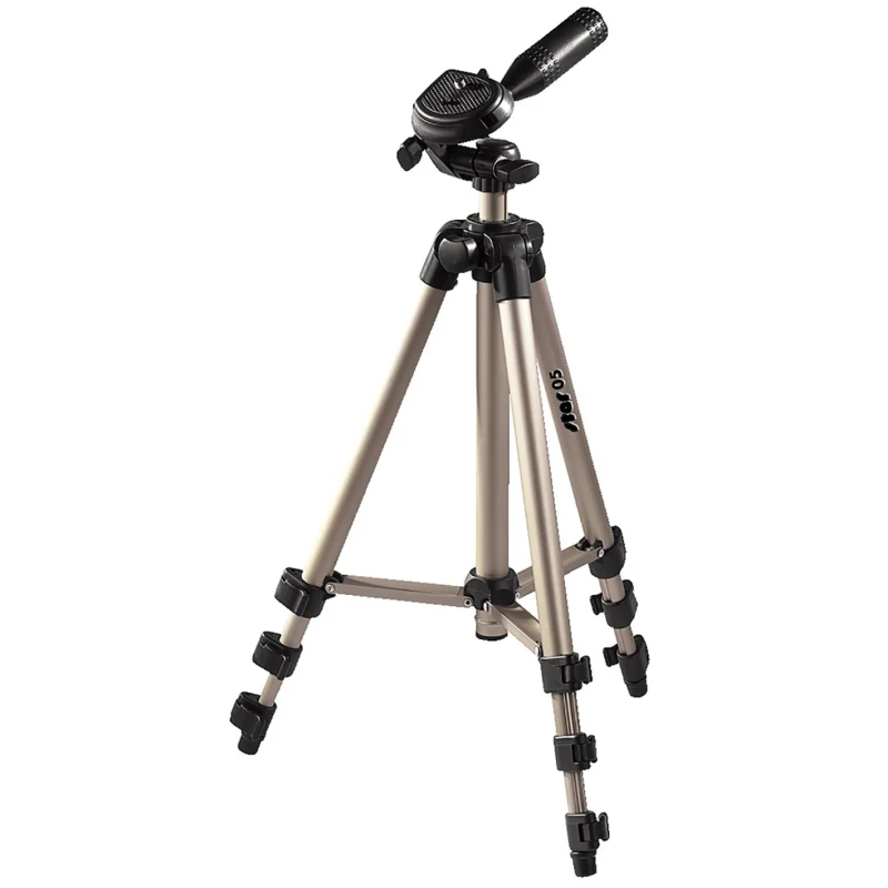 Hama Camera Tripod Aluminium 1065 mm Max Height 500g Load Capacity 3 Way Head 00004105