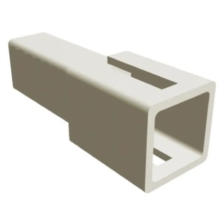 TE Connectivity AMP FASTIN-FASTON 1 Way Nylon Crimp Terminal Housing 2.79 mm Tab Size 626063