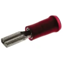 TE Connectivity PIDG FASTON .110 Red Insulated Female Spade Connector, Crimp, 2.79 x 0.3 mm Tab Size 22 AWG to 16 165563-1