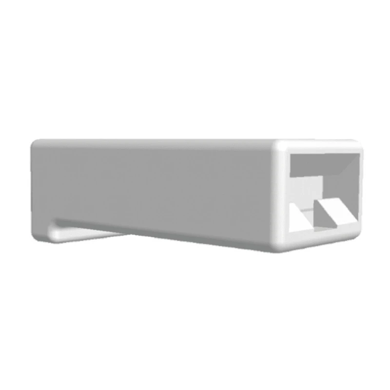 TE Connectivity AMP FASTIN-FASTON 1 Way Polyamide 66 Crimp Terminal Housing 6.35 mm Tab Size 180905