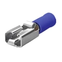 TE Connectivity PIDG Positive Lock .250 EX Blue Insulated Female Spade Connector 6.35 x 0.81 mm Tab Size 165536-1