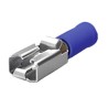 TE Connectivity PIDG Positive Lock .250 EX Blue Insulated Female Spade Connector 6.35 x 0.81 mm Tab Size 165536-1