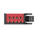 TE Connectivity 4-Way RITS Connector Male for PCB, 1 Row, 3A, 32V DC, Gold Plating 1-1473562-4