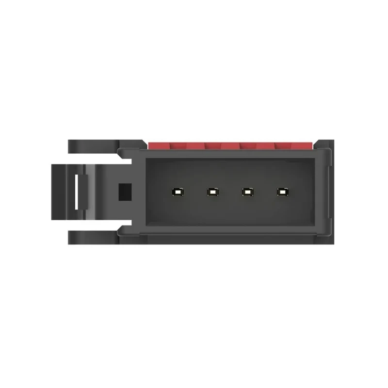 TE Connectivity 4-Way RITS Connector Male for PCB 32V DC 3A Gold Plated Contacts Thermoplastic Housing 1-1473562-4