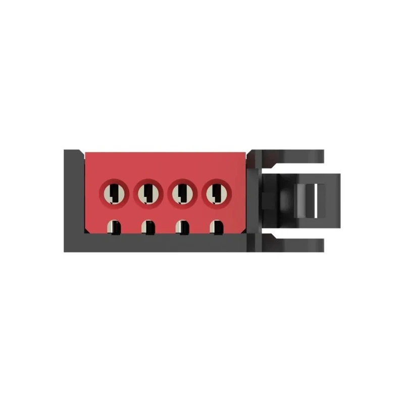 TE Connectivity 4-Way RITS Connector Male for PCB 32V DC 3A Gold Plated Contacts Thermoplastic Housing 1-1473562-4