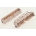 TE Connectivity AMP-LATCH Series Right Angle Through Hole PCB Header, 10 Contact 2.54 mm Pitch 2 Row Shrouded 2-1761609-3