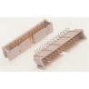 TE Connectivity AMP-LATCH Series Right Angle Through Hole PCB Header, 10 Contact 2.54 mm Pitch 2 Row Shrouded 2-1761609-3