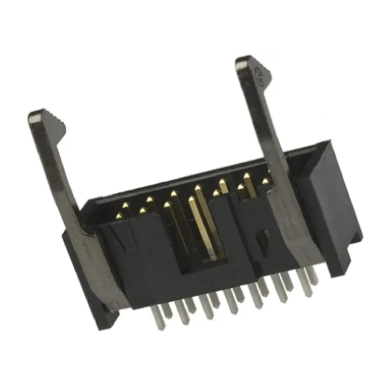 TE Connectivity AMP-LATCH Series Straight Through Hole PCB Header, 6 Contacts, 2.54 mm Pitch, 2 Row, Shrouded 2-1761608-1
