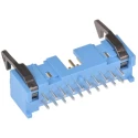 TE Connectivity AMP-LATCH Series Straight Through Hole PCB Header, 20 Contacts, 2.54 mm Pitch, 2 Row, Shrouded 2-1761608-7
