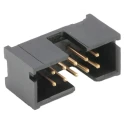 TE Connectivity AMP-LATCH Series Straight Through Hole PCB Header, 10 Contacts, 2.54 mm Pitch, 2 Row, Shrouded 5103309-1