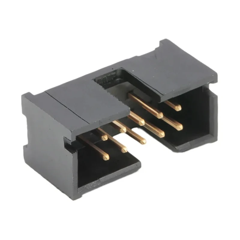 TE Connectivity AMP-LATCH Series Straight Through Hole PCB Header, 10 Contacts, 2.54 mm Pitch, 2 Row, Shrouded 5103309-1